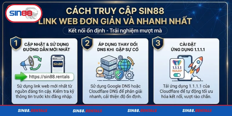 Cách truy cập Sin88 link web đơn giản và nhanh nhất
