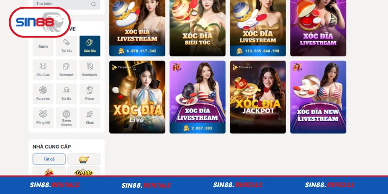 Đôi nét về Xóc Đĩa Sin88