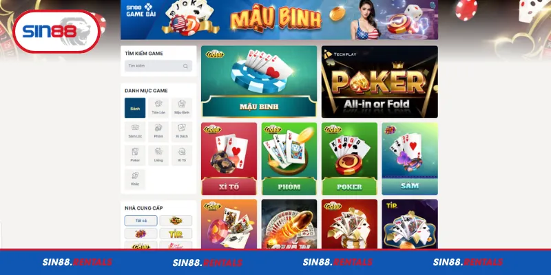 Game bài - Đấu trường trí tuệ 3D đầy kịch tính