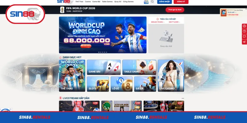 Giới thiệu về Sin88