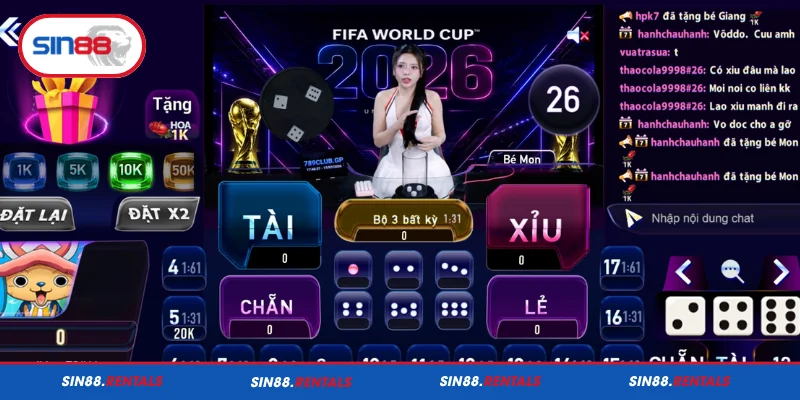 Mẹo chơi Tài Xỉu Sin88 nâng cao tỷ lệ thắng