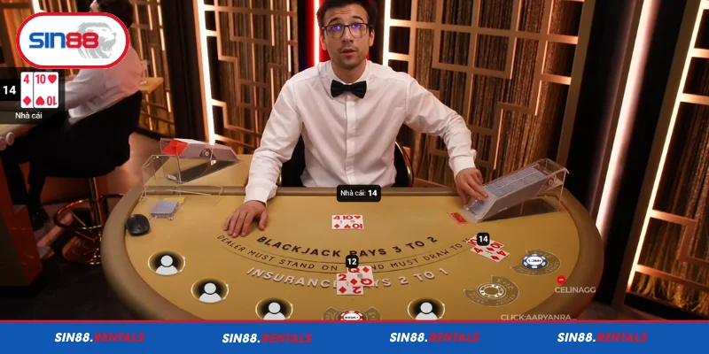 Toàn bộ luật chơi Blackjack Sin88 cho tân thủ